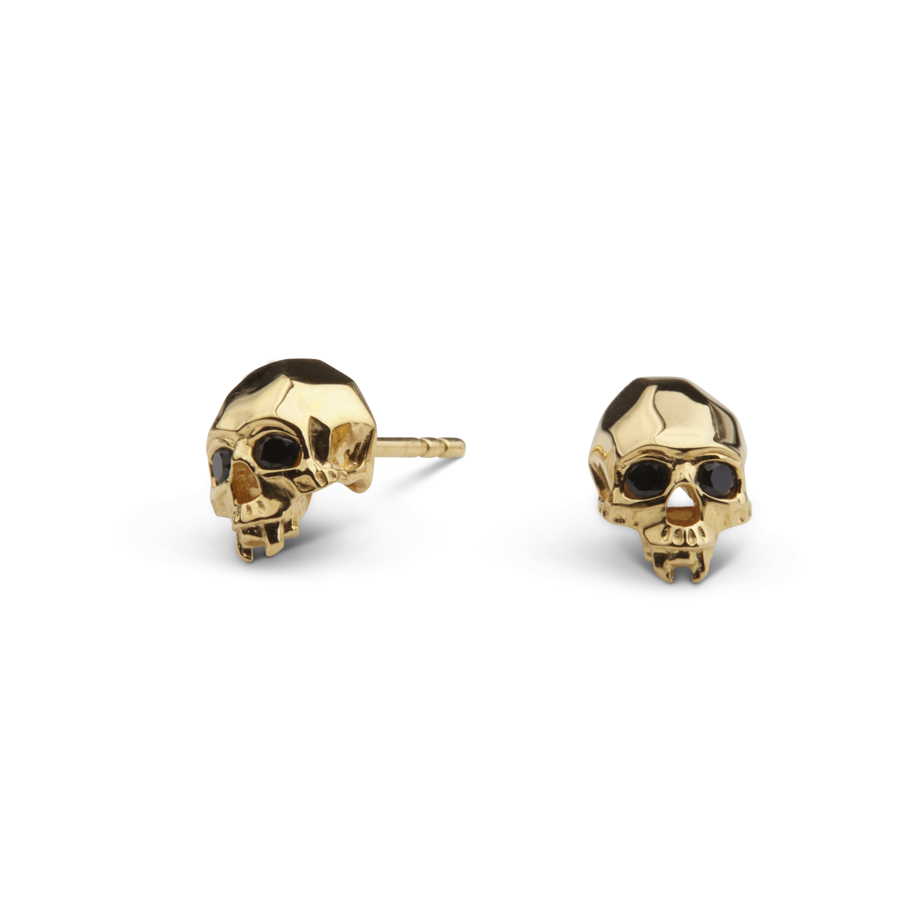 Vampire Skull Stud Earrings Kasun London